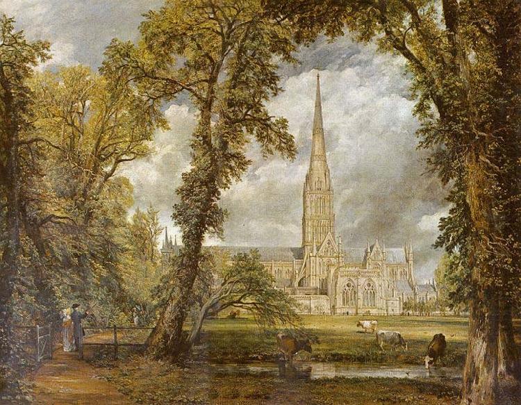 John Constable Salisbury Cathedral by John Constable china oil painting image